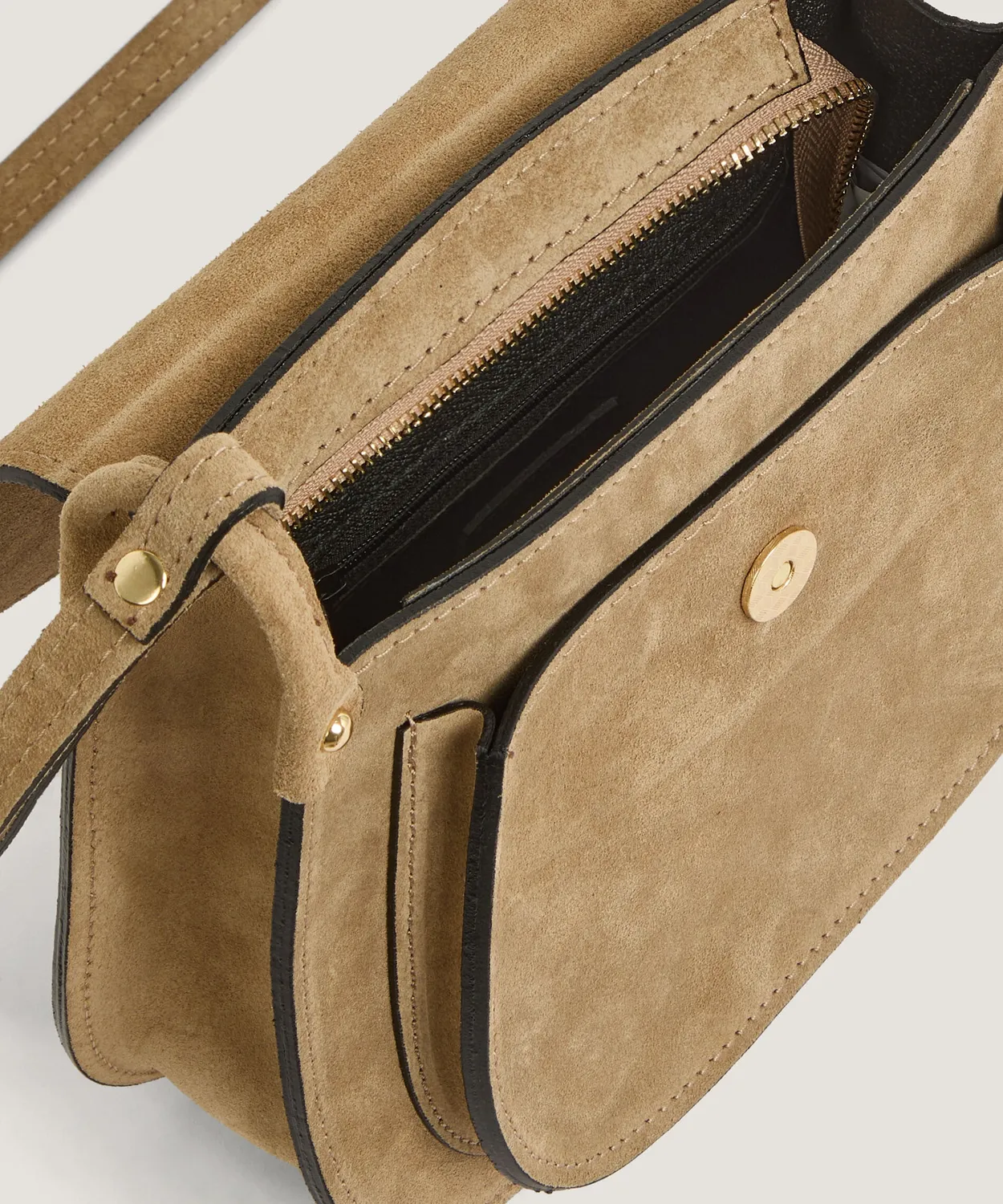 Rodier Borsa Vicky Donna Tracolla Beige Scuro Pelle