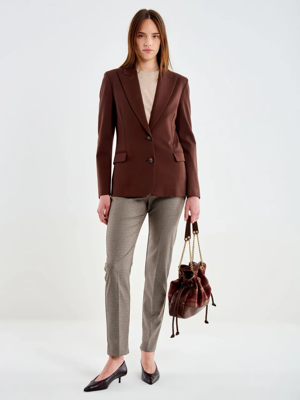 Vicolo Sfiancata Punto Milano blazer borgogna