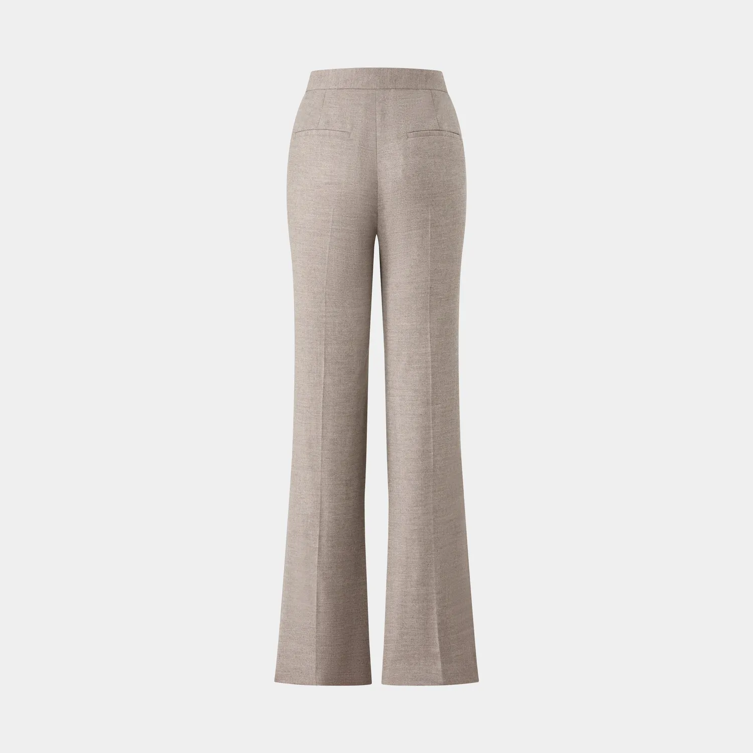 PORTS Classic pantaloni lana grigio spacchi