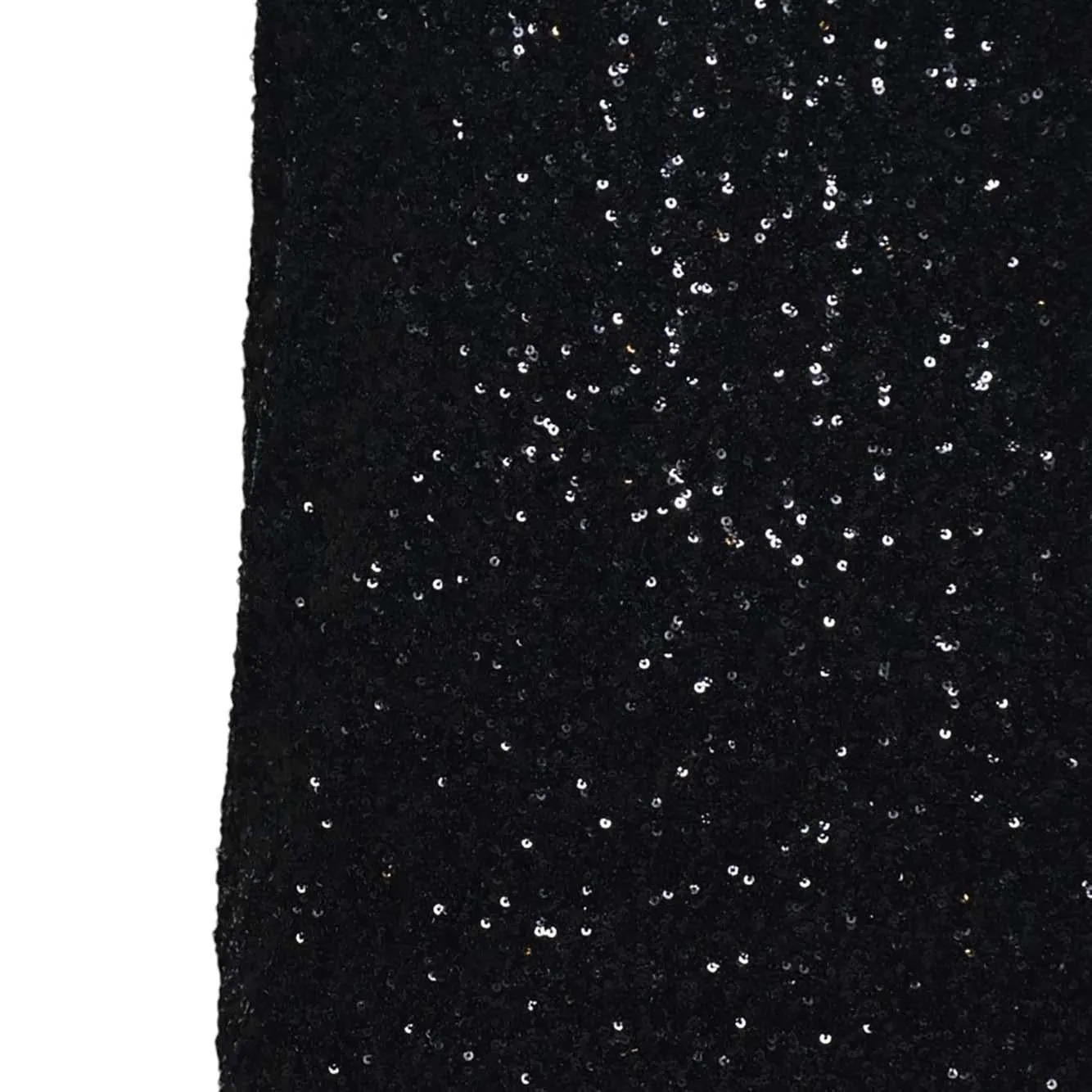 Nine Minutes 25FWNAB0008 Abito nero paillettes corto