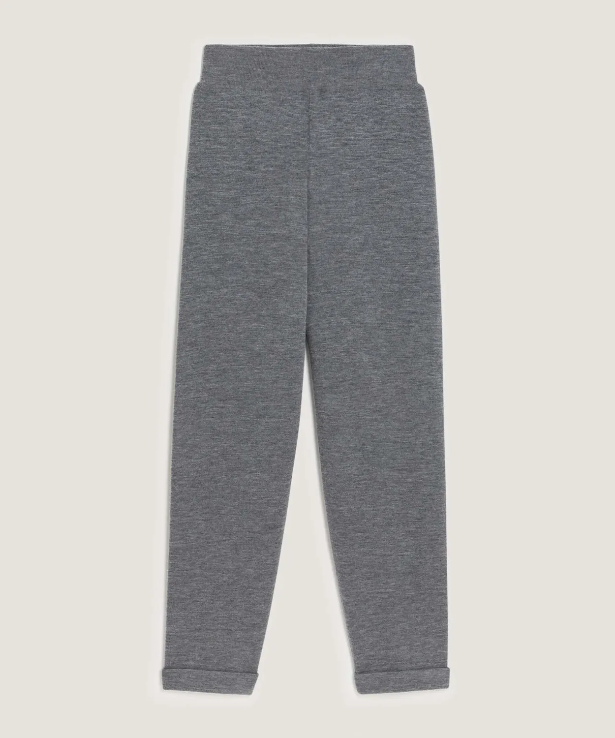 Rodier pantaloni dritti lana merino grigio
