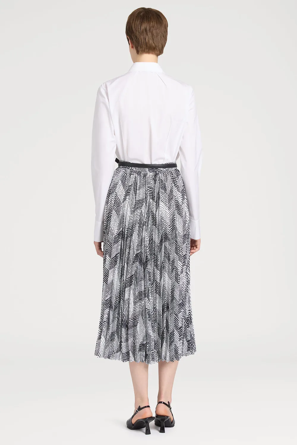 Ports 1961 Chevron gonna bianco nero linea A