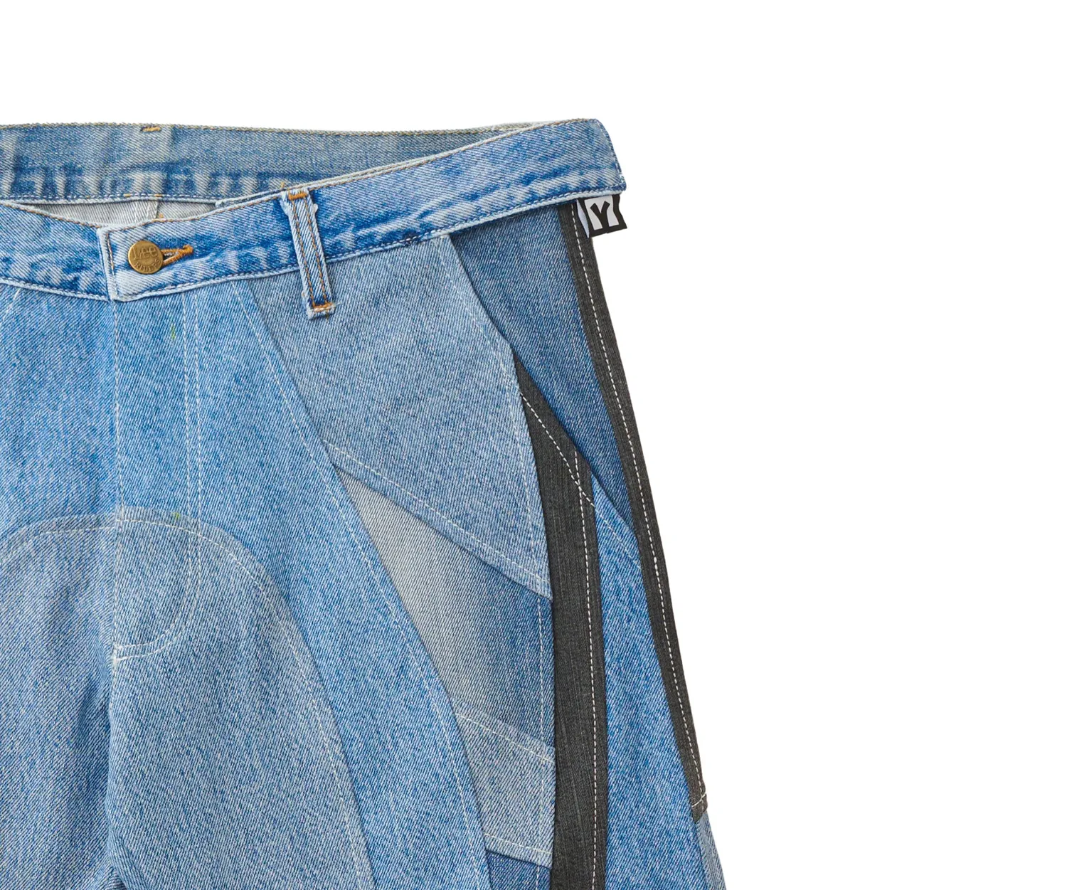 Marcello Pipitone Olimpia 4 jeans loose azzurro slavato