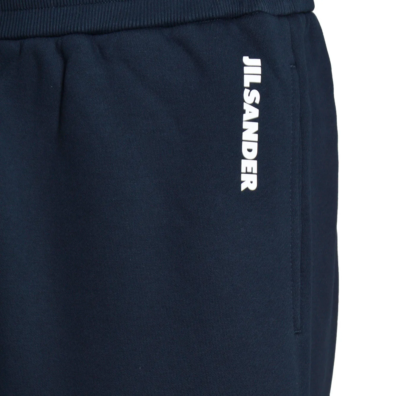 Jil Sander J22KA0384J20128 pantalone blu notte