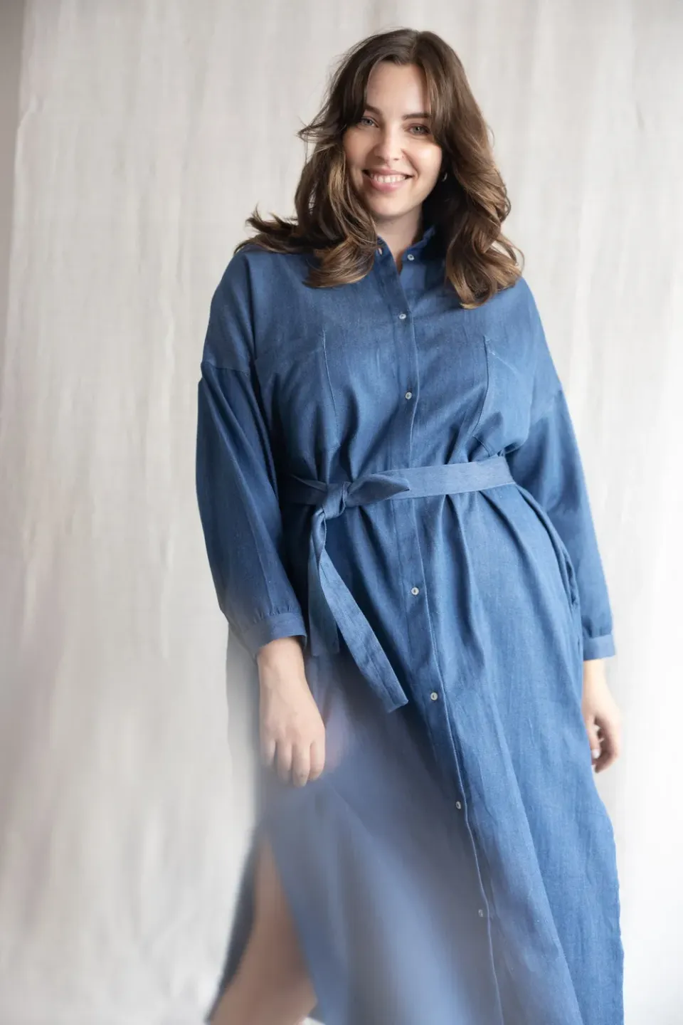 Jyoti Ananya Denim abito camicia denim