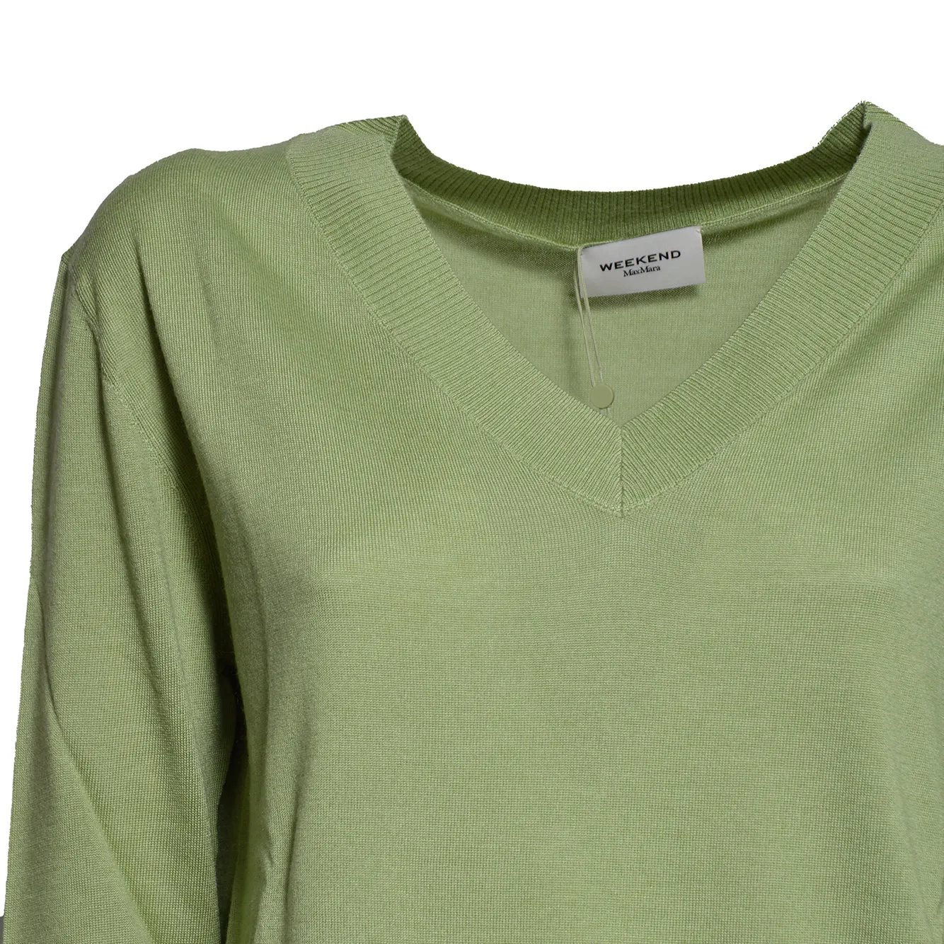 Weekend MaxMara Talamo cardigan verde pistacchio