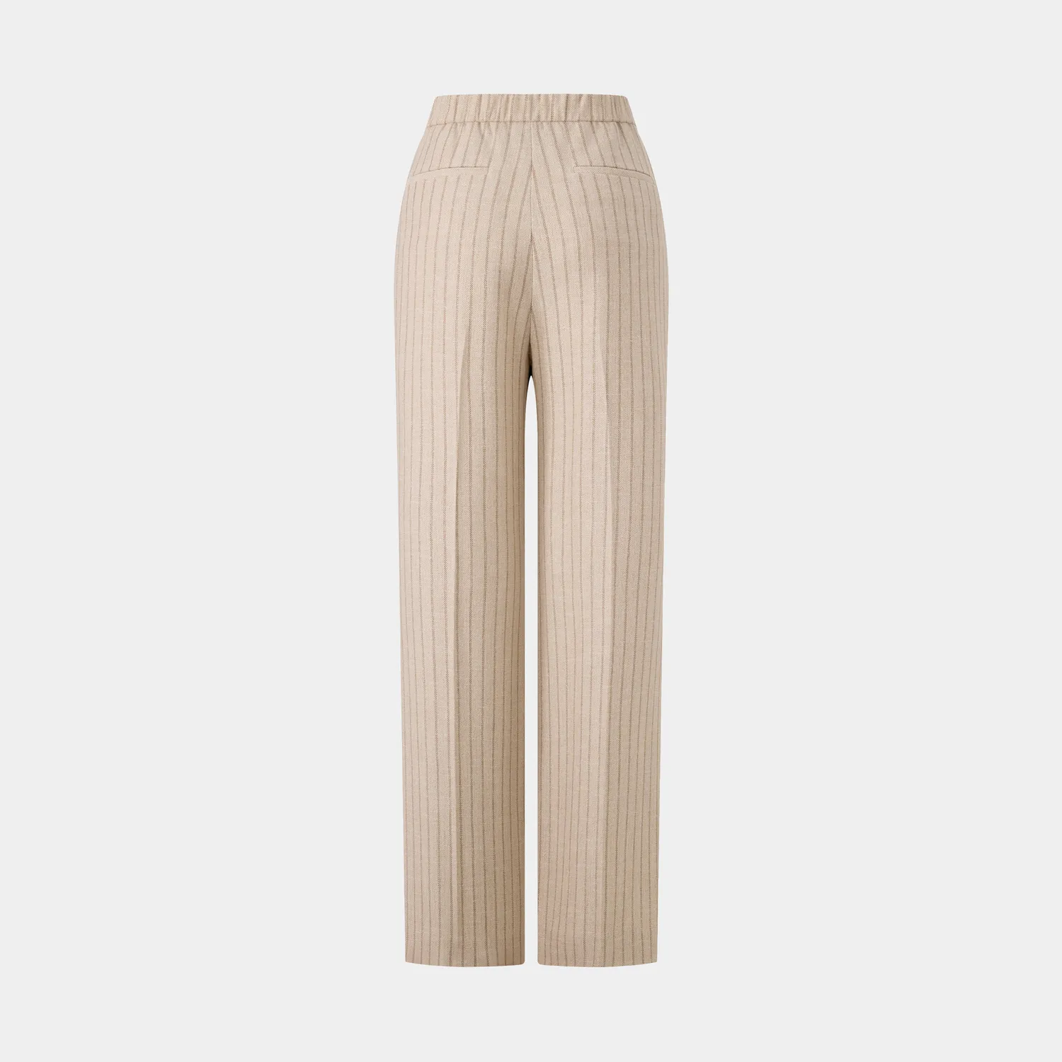 Ports SS25 pantaloni palazzo beige prairie bro str