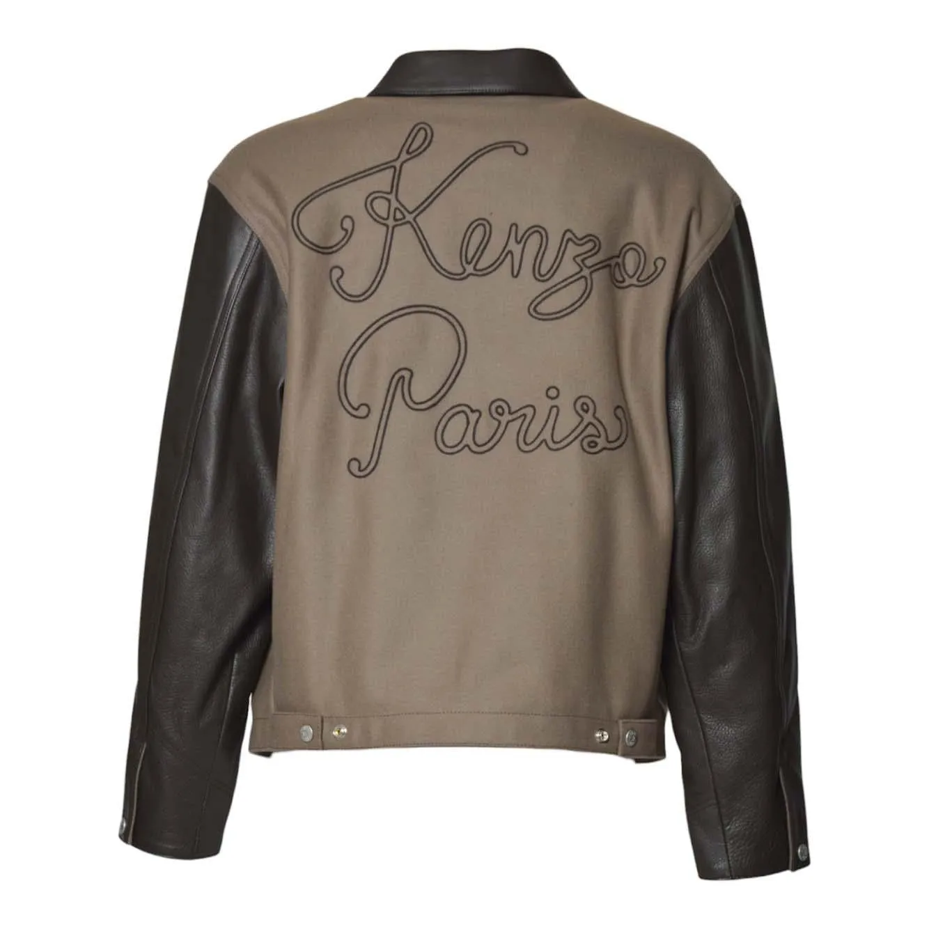 Kenzo FF68BL1519OH blouson marrone taglia M lana