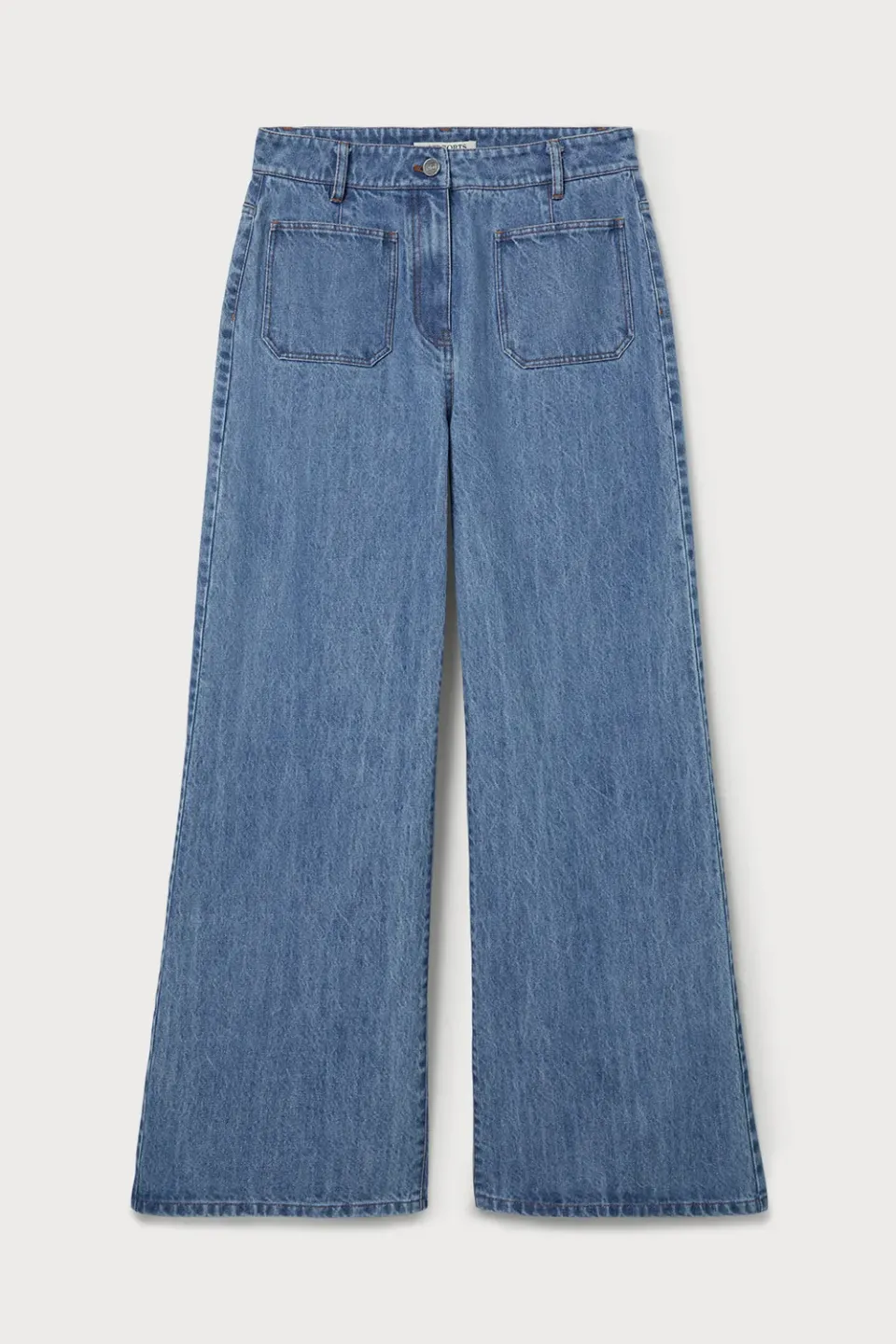 PORTS 1961 jeans utility palazzo indaco cotone