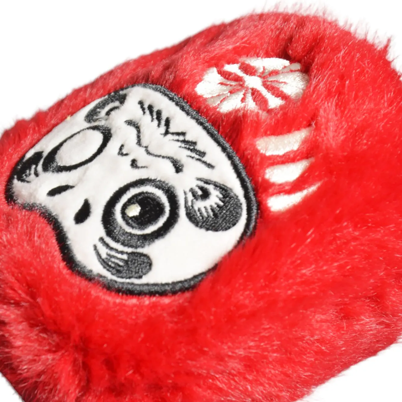 Evisu 2EAHTU5TY4040 portachiavi peluche rosso