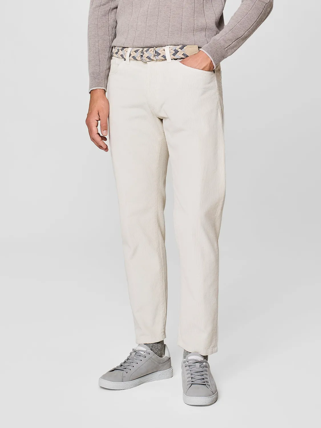 Paul Taylor Cinque Tasche Pantalone Velluto a Coste Burro