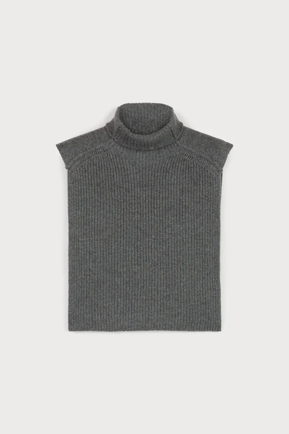 PORTS 1961 maglione mantella grigio collo alto