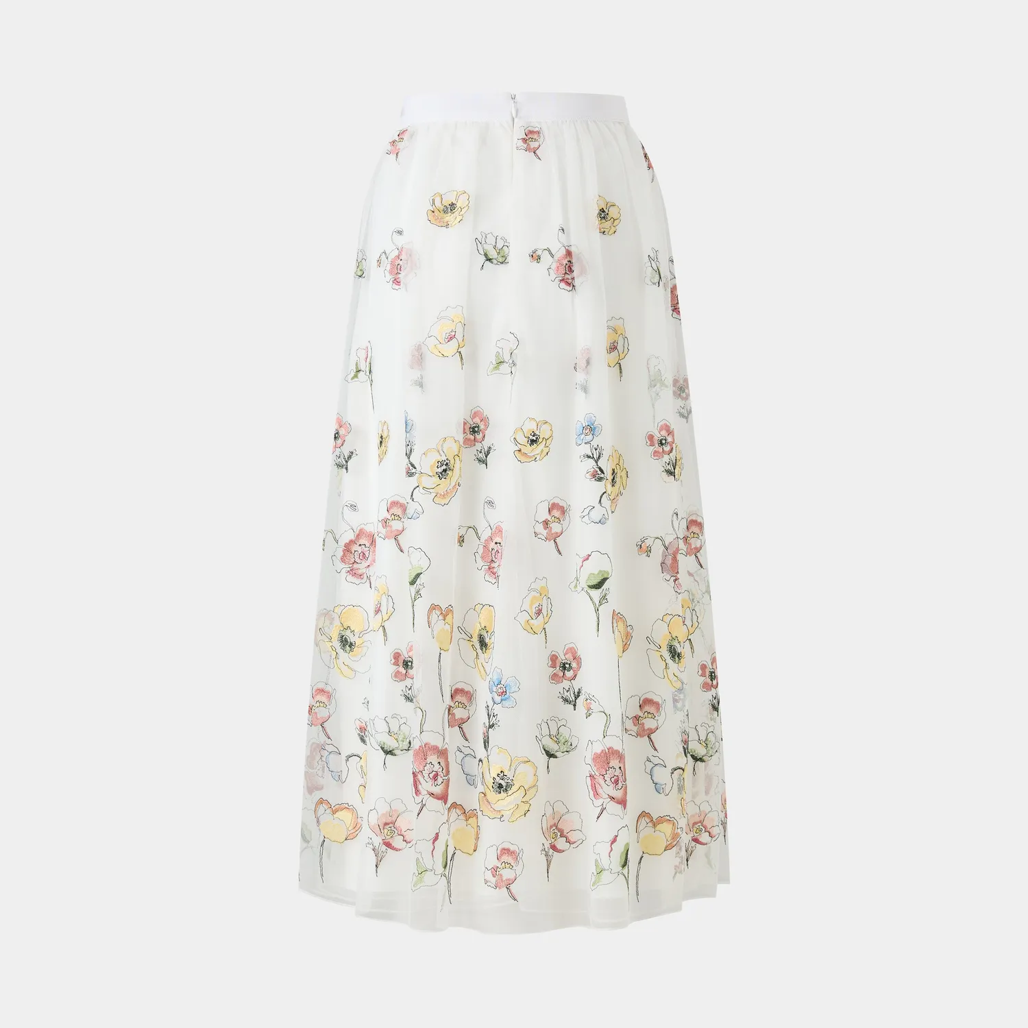 PORTS Floral Delight gonna bianca fantasia fiori