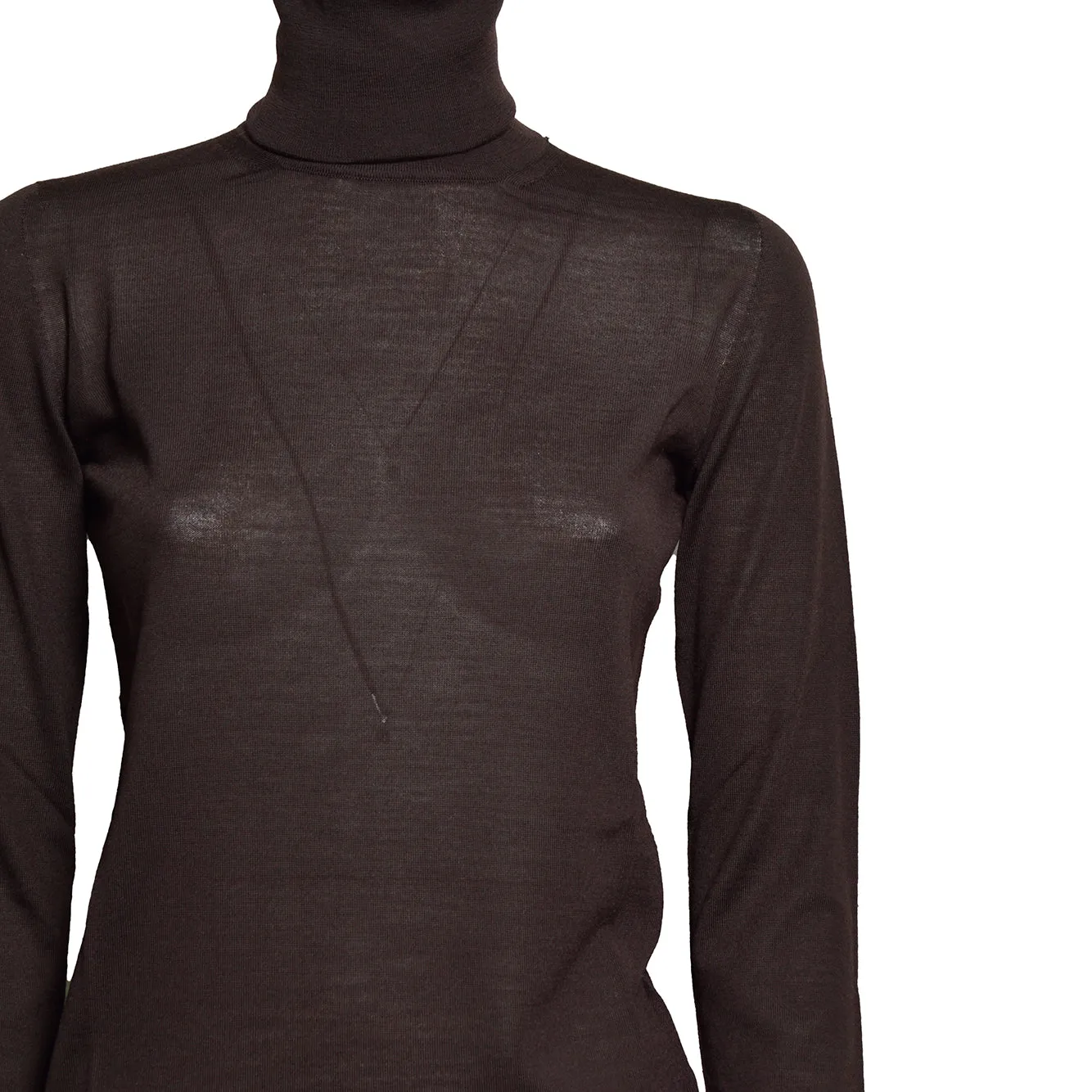 MaxMara cardigan donna marrone lana vergine