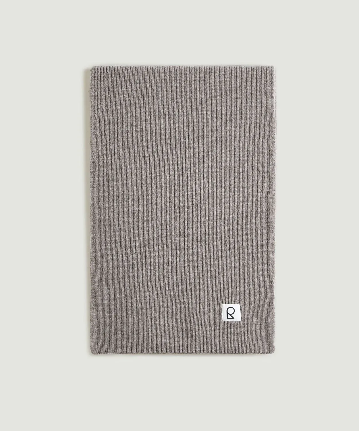 Rodier sciarpa unisex lana merino marrone talpa OEKO-TEX