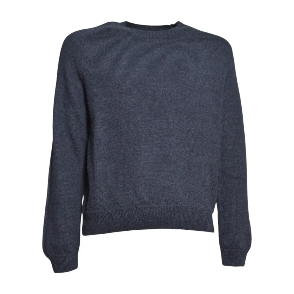 Our Legacy True Roundneck M4263TC Maglia Alpaca Antracite