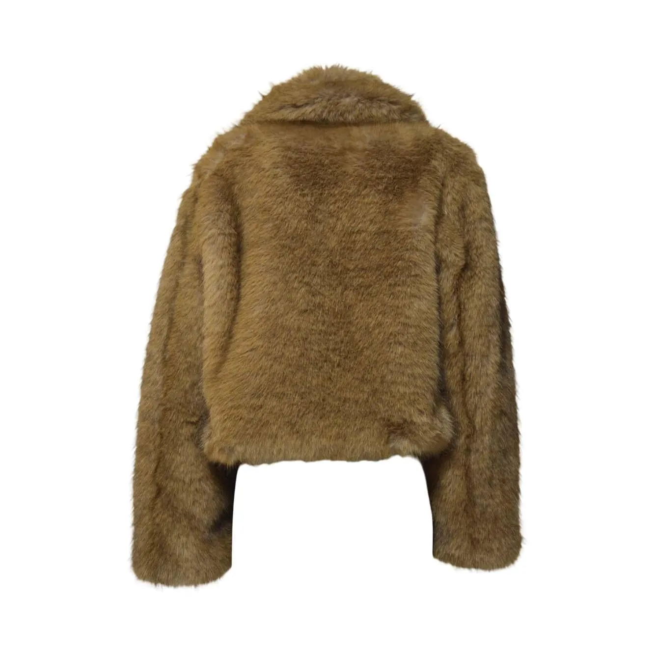 Msgm 3942MDH20257822 pellicciotto eco fur marrone