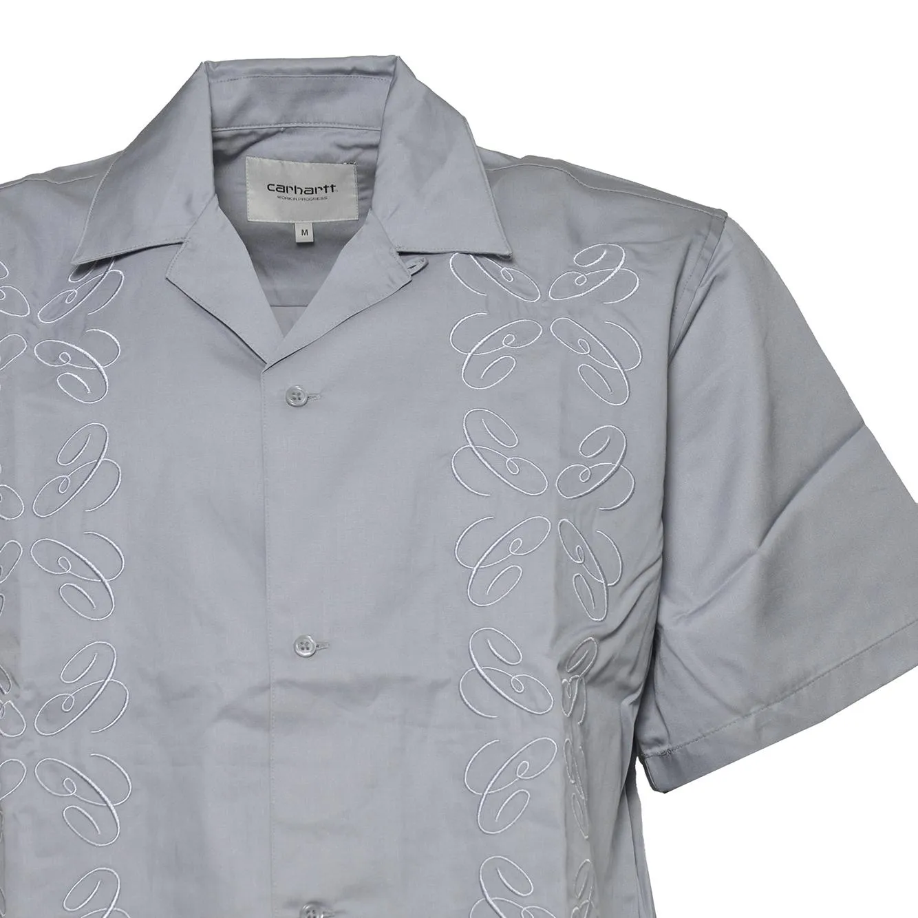 Carhartt WIP I036227 camicia uomo grigio manica corta