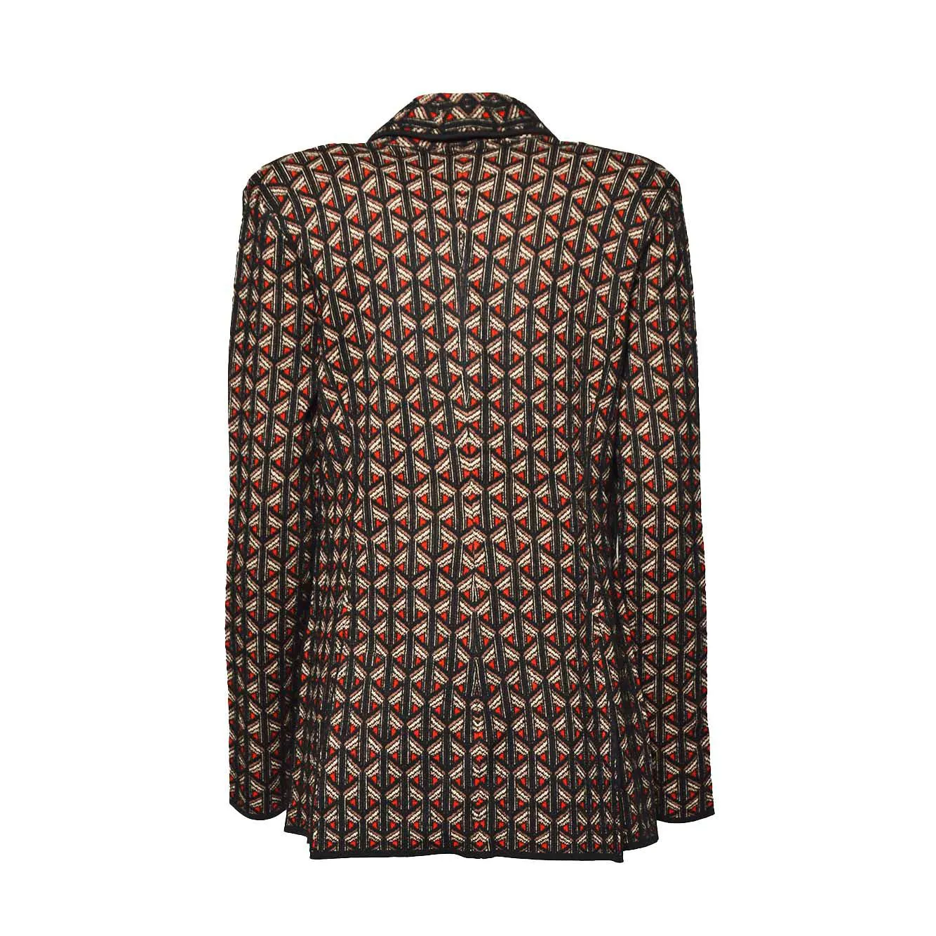 Diane Von Furstenberg Trillian blazer nero rosso lana