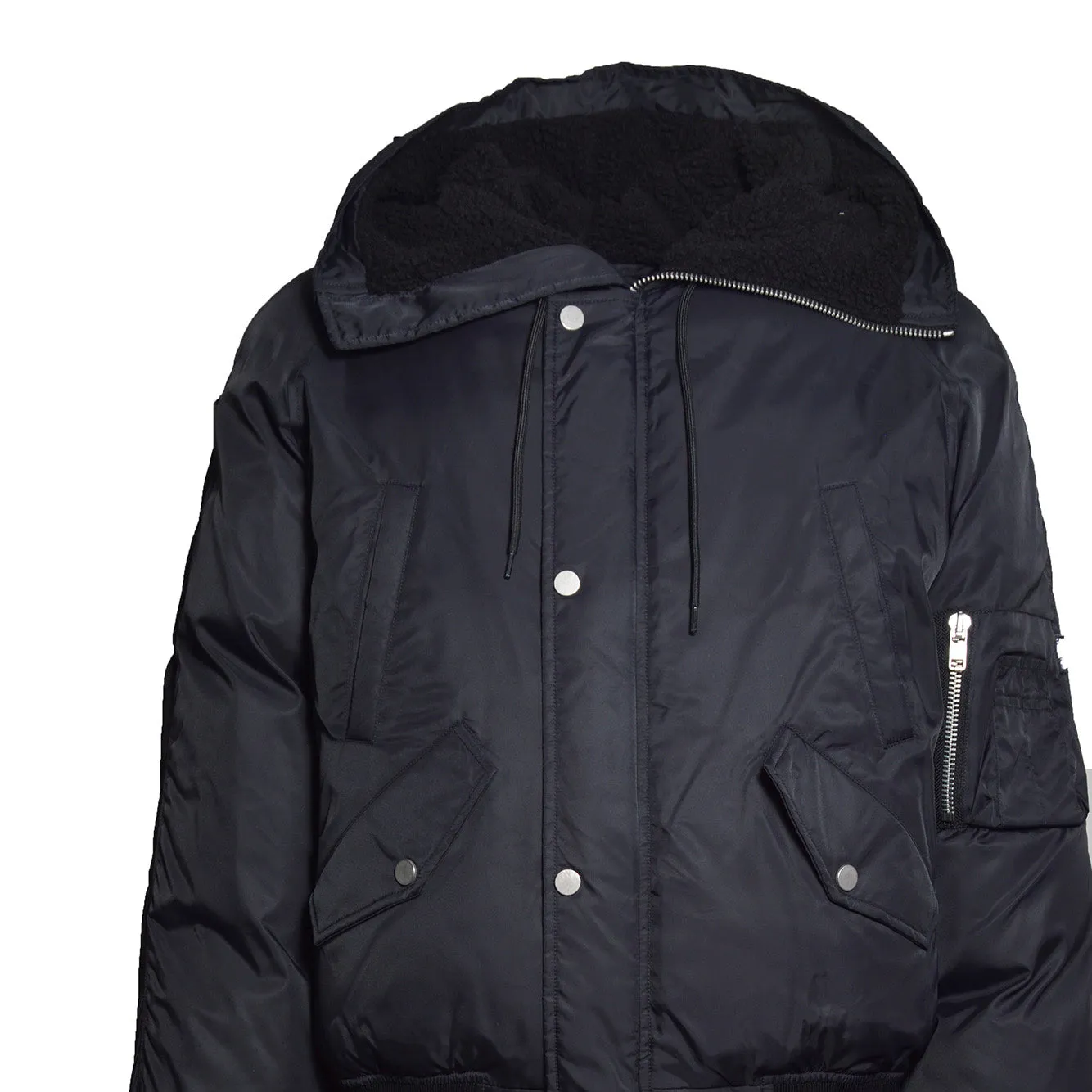 MM6 Maison Margiela SH0AM0100M36018 giubbotto nero uomo