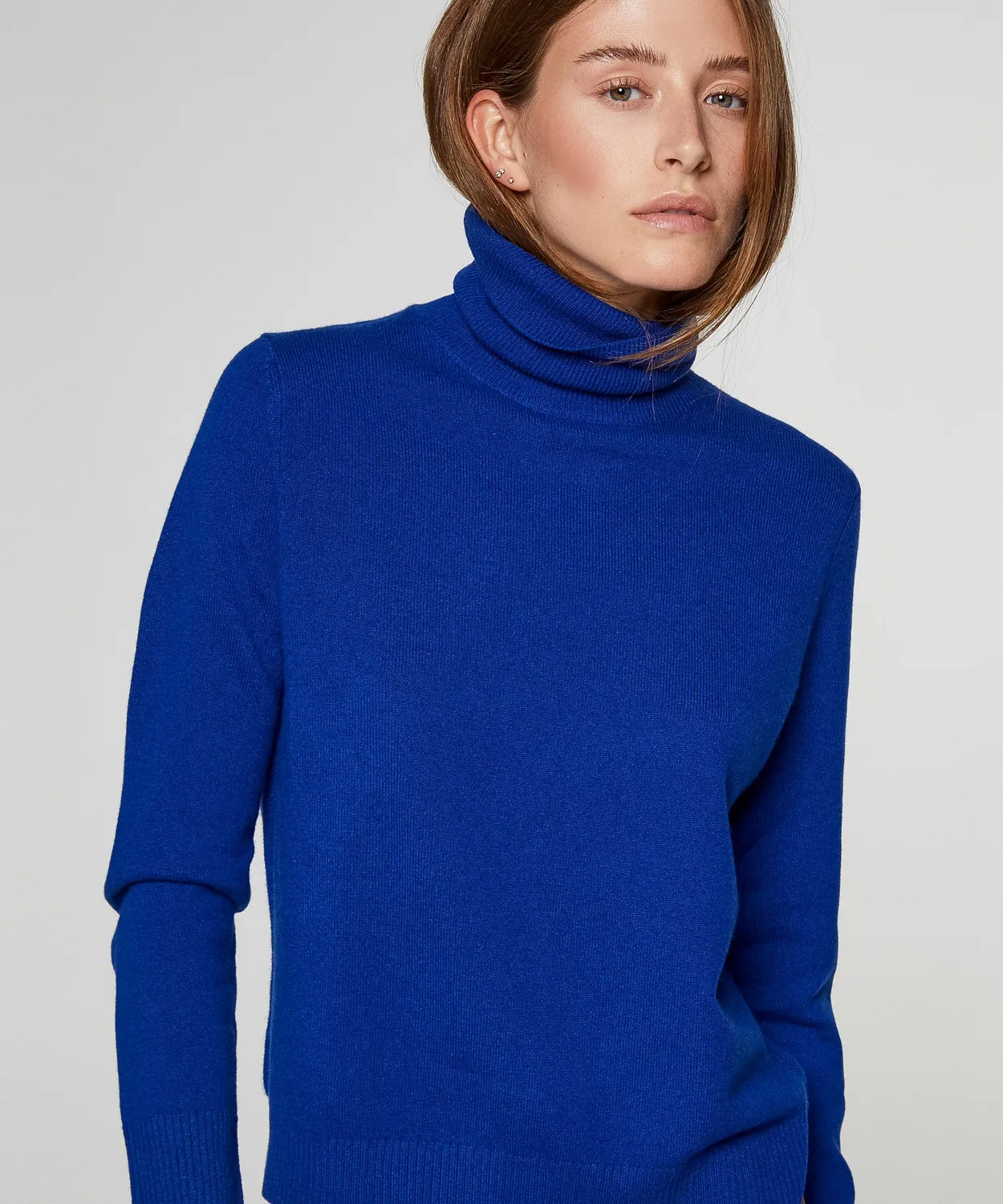 Rodier Maglione dolcevita cashmere maglione oltremare M