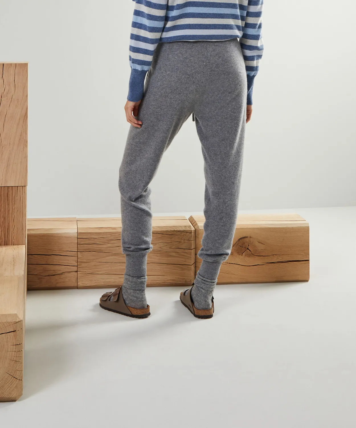 Rodier Jogging Cashmere Grigio Medio 2 Capi