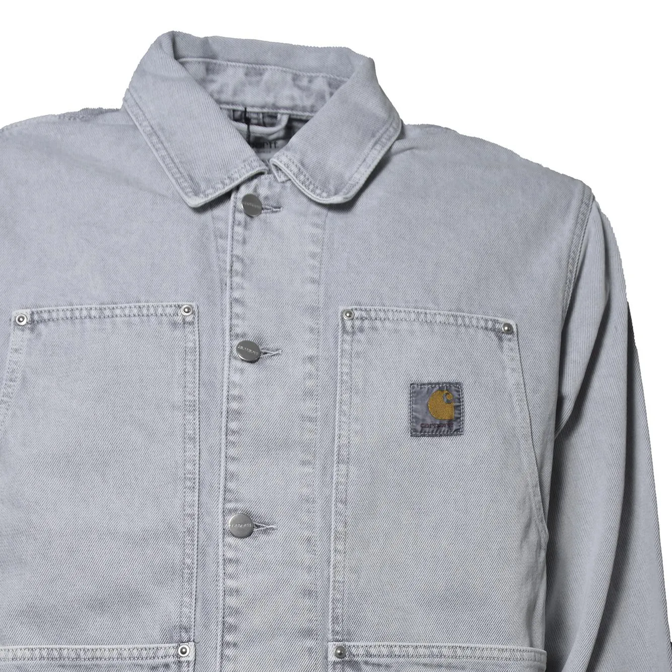 Carhartt WIP OG Double Front I036496 giubbotto jeans denim grigio