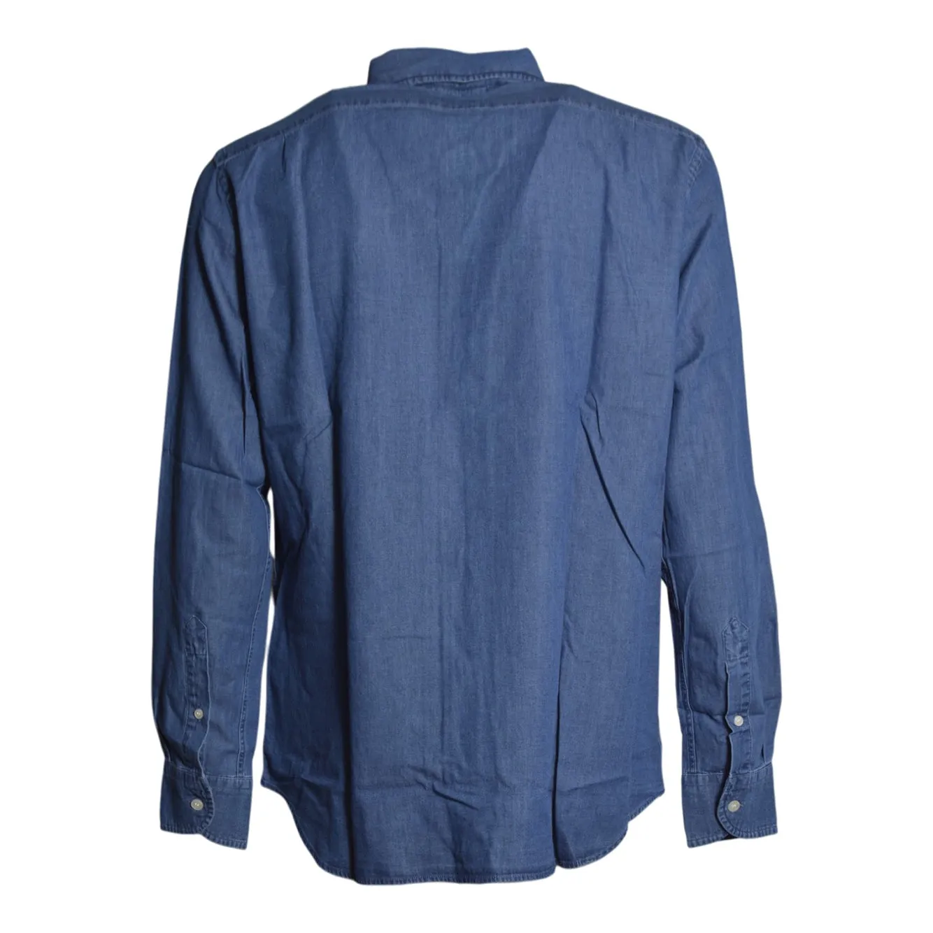 Saint Barth Raphael RPH0001 camicia denim scuro 100% cotone