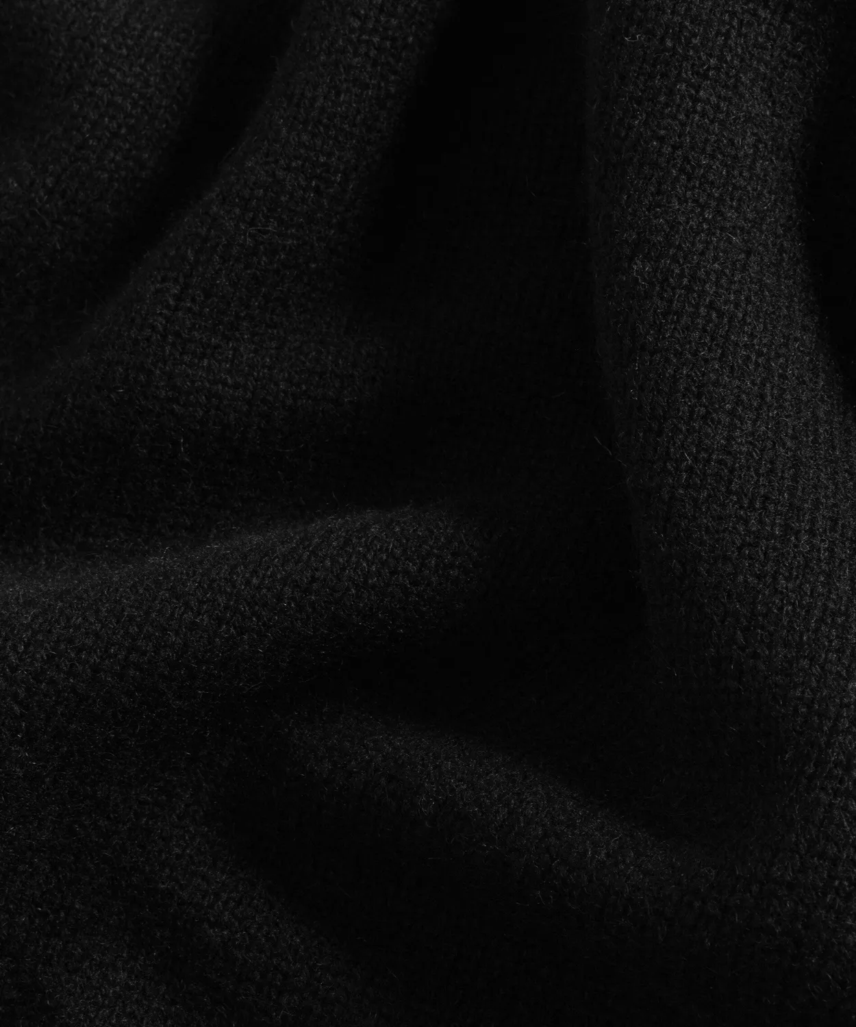 Rodier maglione oversize donna cashmere scollo V nero