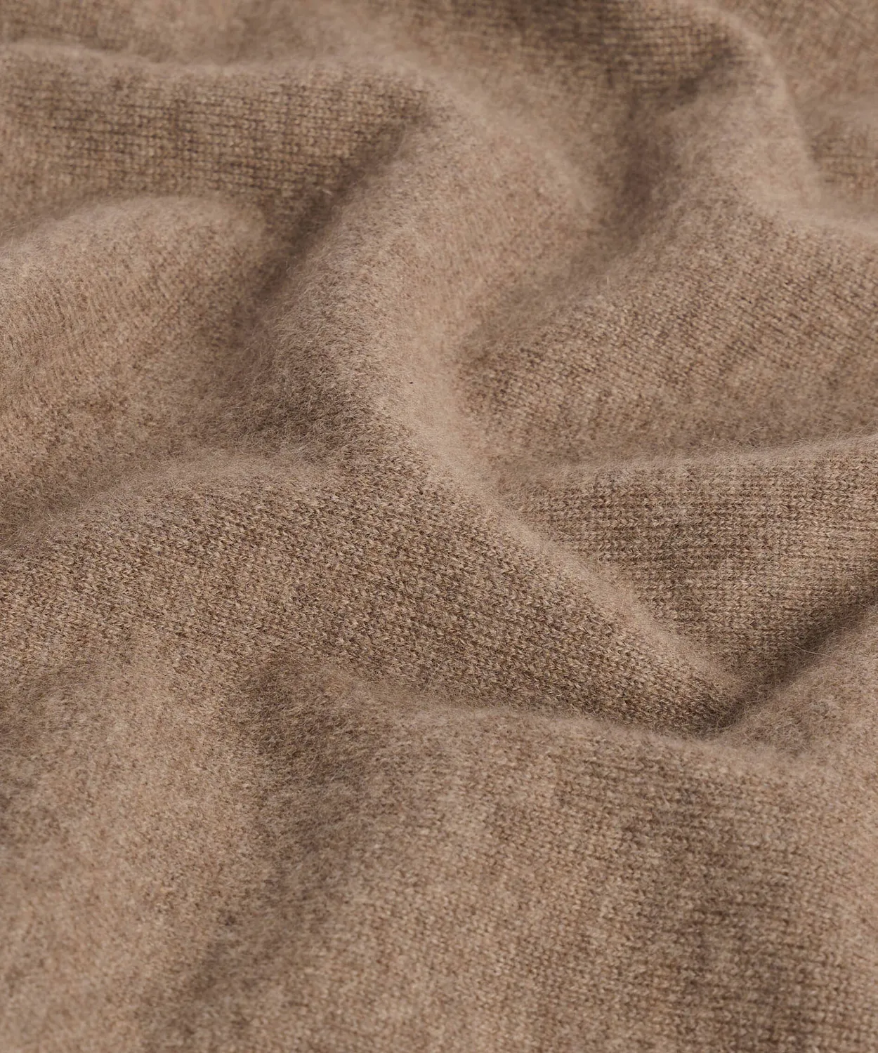Rodier Pullover Dolcevita Cashmere Marl Taupe Uomo