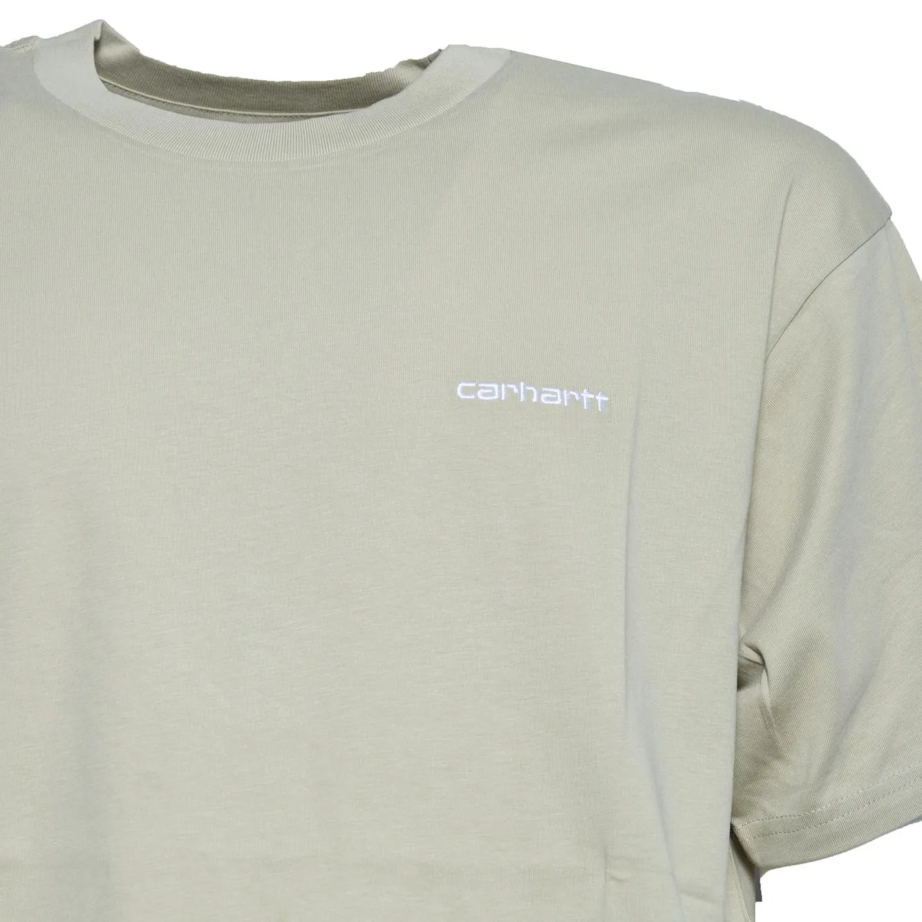 Carhartt Wip I030435 t-shirt cotone beige script XS-XL