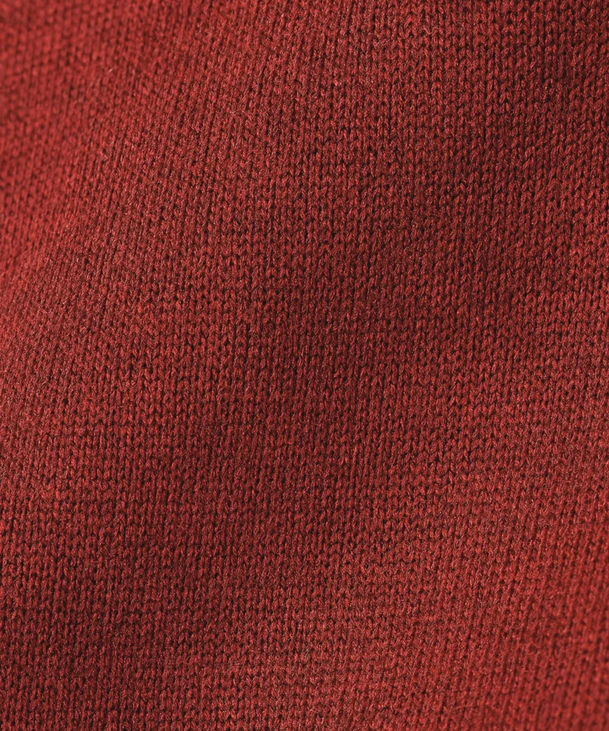 Rodier maglione girocollo maglia fine rosso mattone