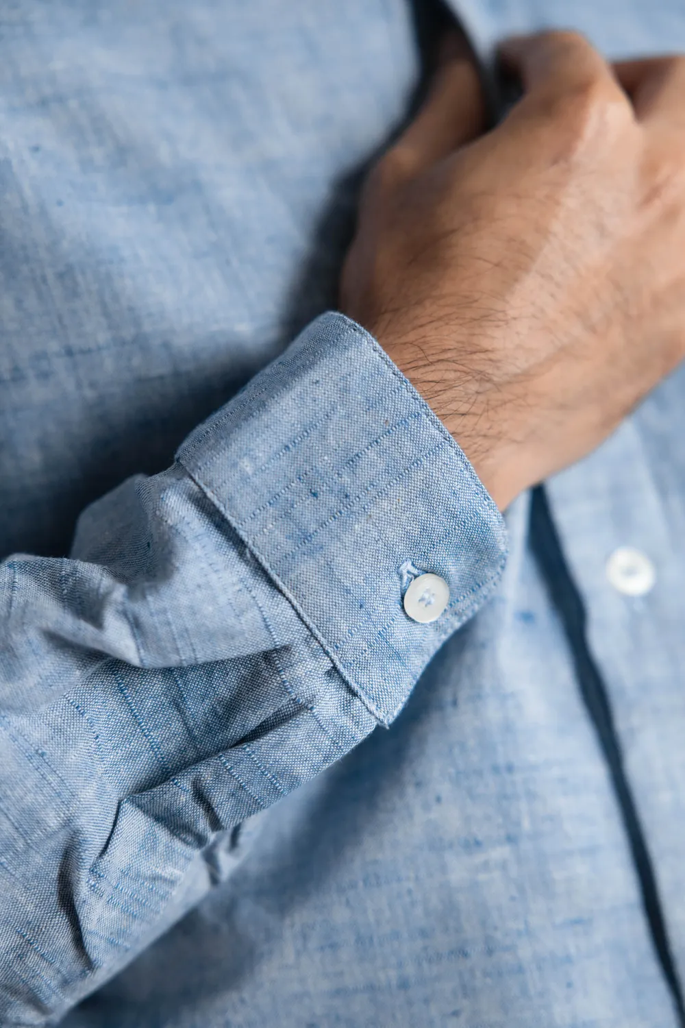 Jyoti - Fair Works Himat camicia cotone azzurro chiaro