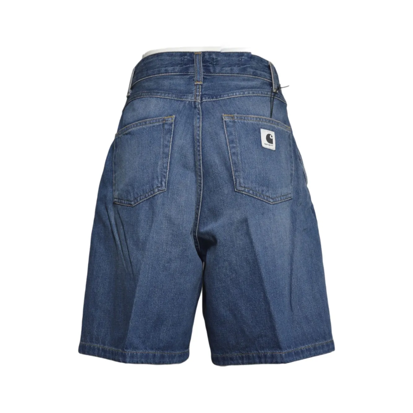 Carhartt WIP I033345 Alta shorts blu S denim cotone