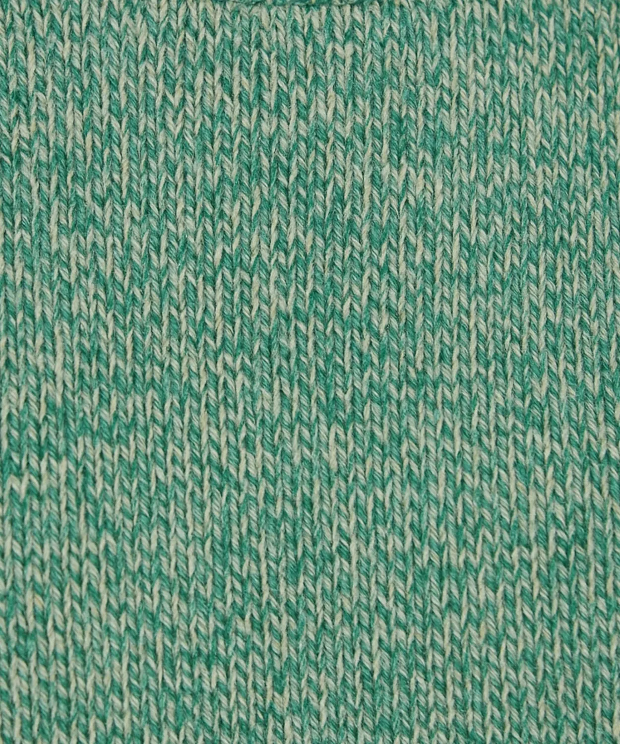 Rodier cardigan corto mélange verde scollo V