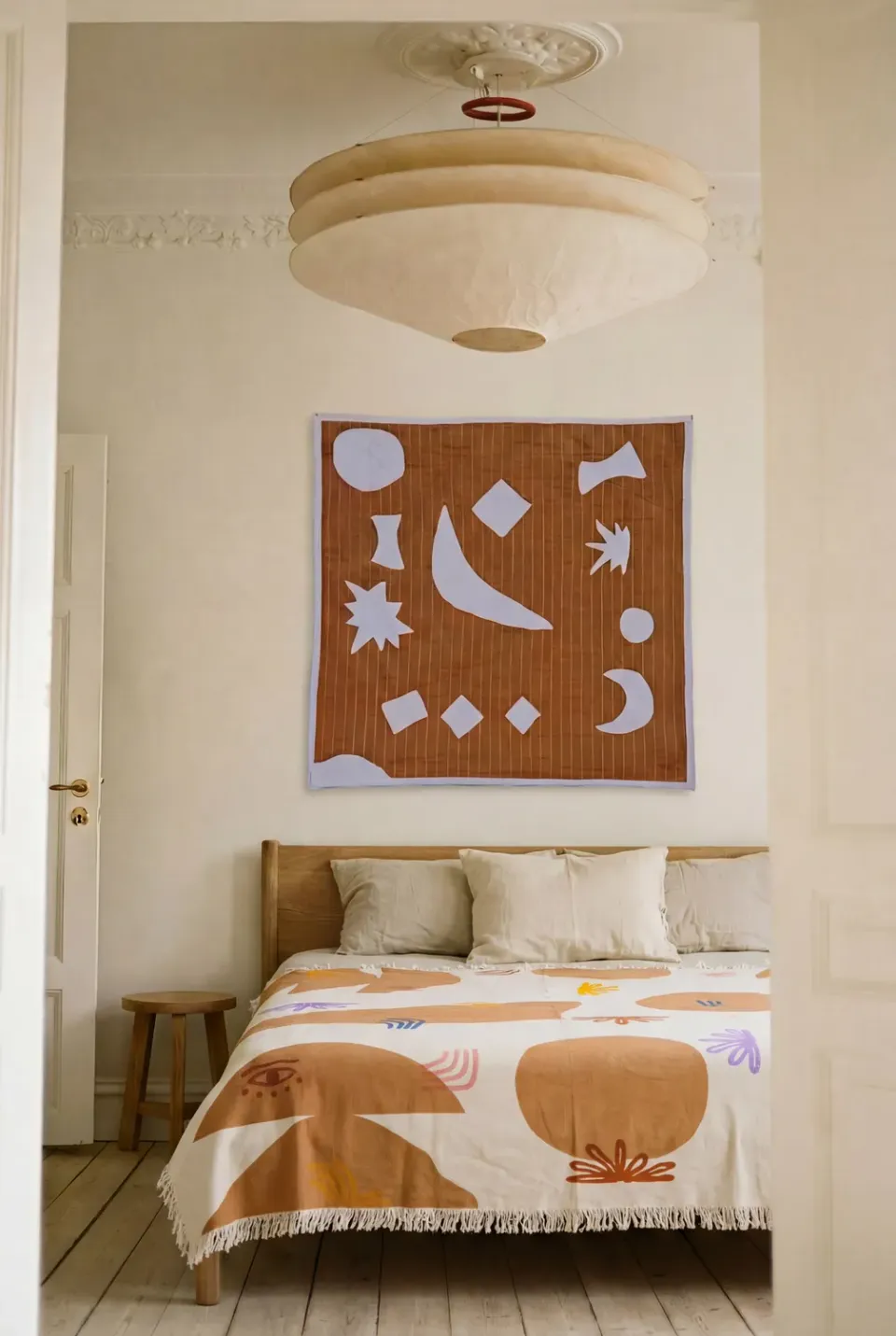 Jyoti Aakaar Blockprint copriletto savanna