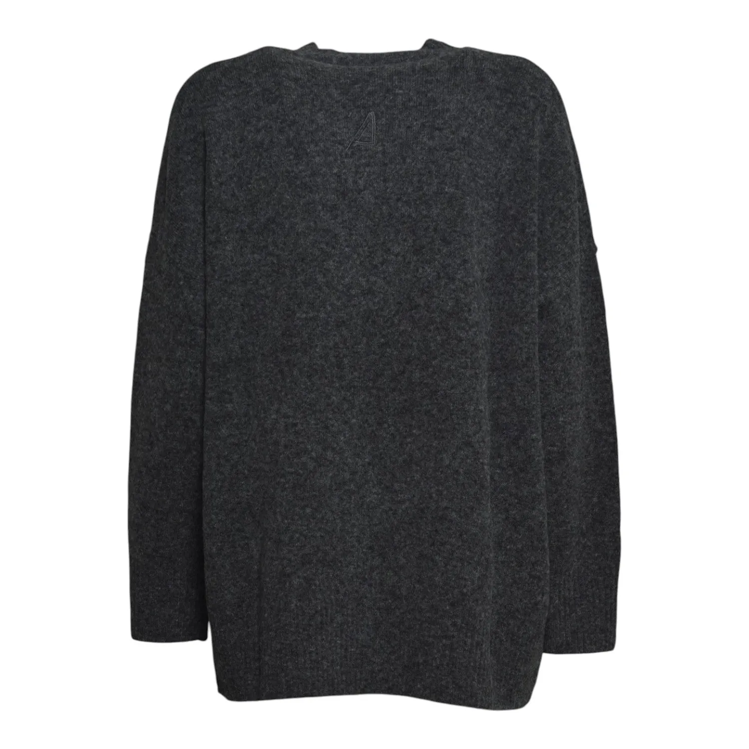 Akep MGKD15100 pullover antracite ricamato