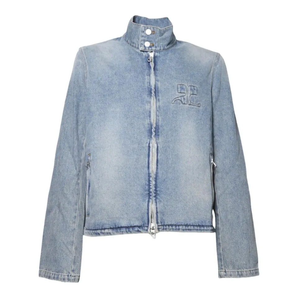 Courrèges City Shadow 126DBL328DE0058 giacca denim blu