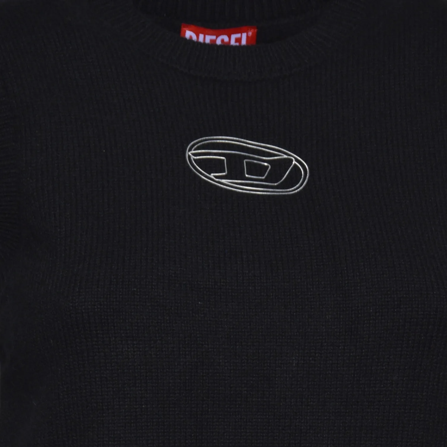 Diesel Junior Kimky cardigan nero lana 14A 16A ragazzo