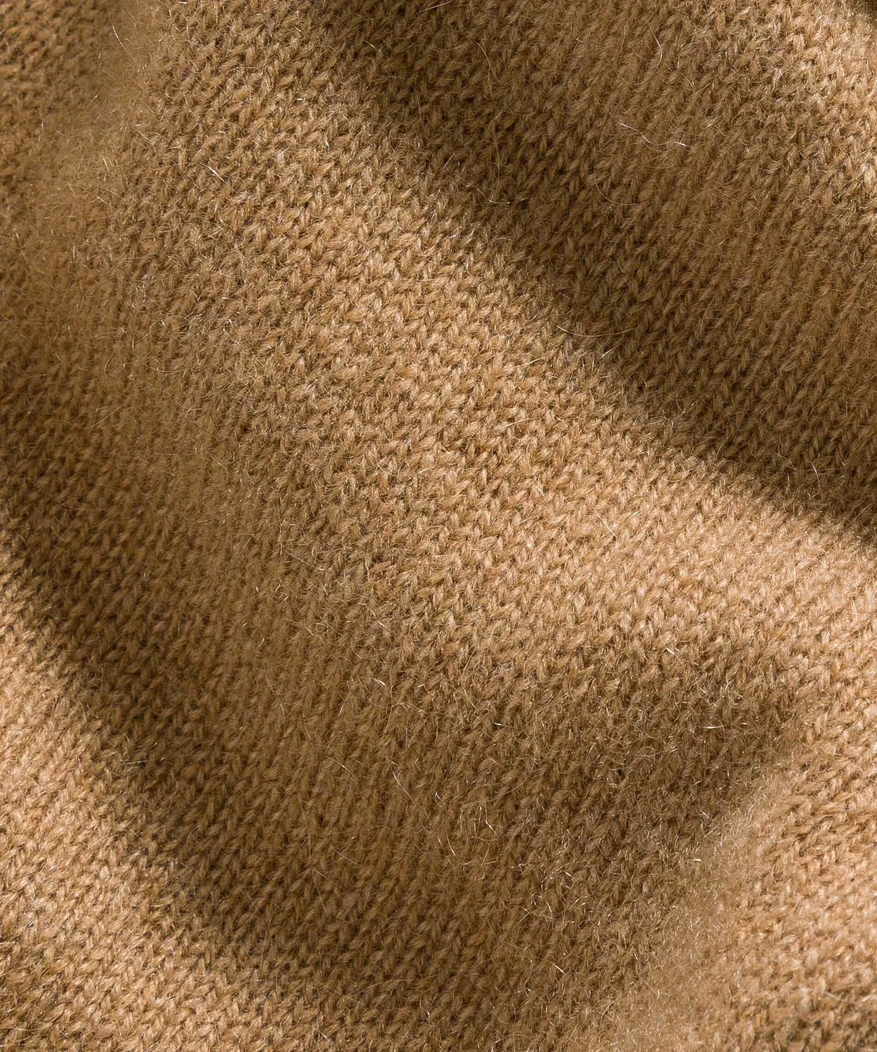 Rodier maglione girocollo donna cashmere marrone cammello