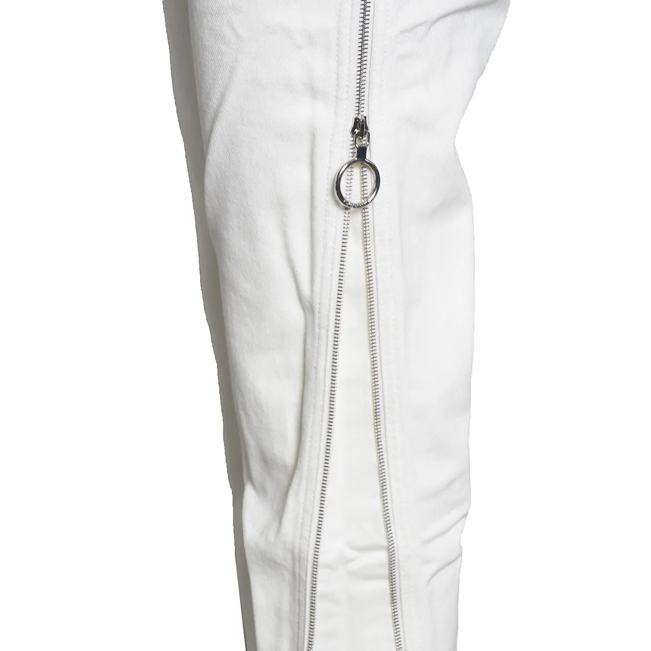 Rabanne 26PCPA067CO0526 jeans denim bianco