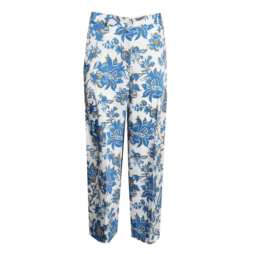Etro WREA001699SASW2 pantalone bianco azzurro