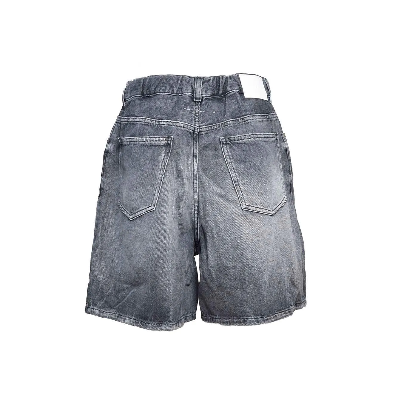 MM6 Maison Margiela M60280MM02L bermuda denim nero