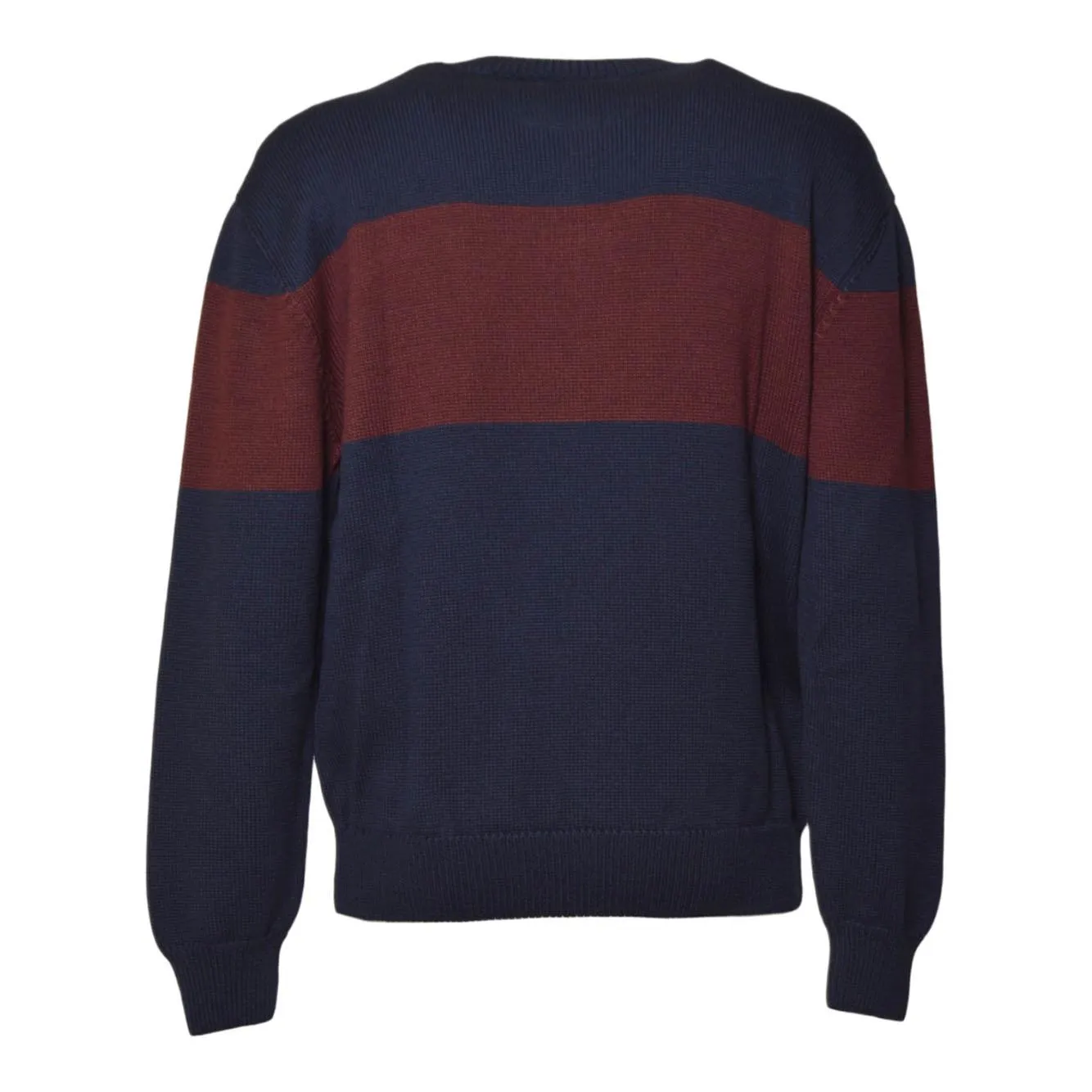 Gcds B2CM1505KI4 maglione donna blu cotone logo
