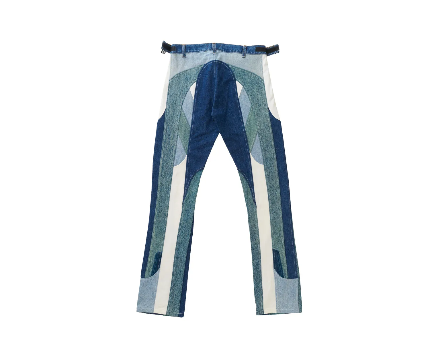 Marcello Pipitone Olimpia 1 jeans loose multicolor riciclato