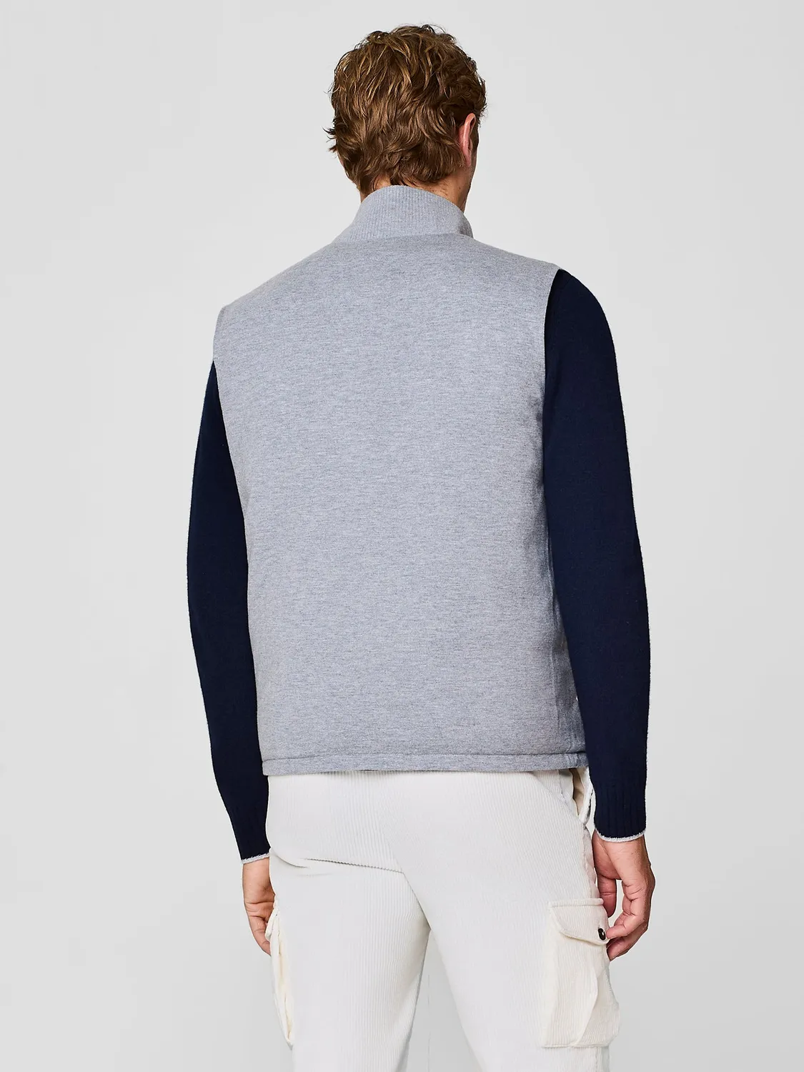 Paul Taylor reversibile smanicato ultralight grigio
