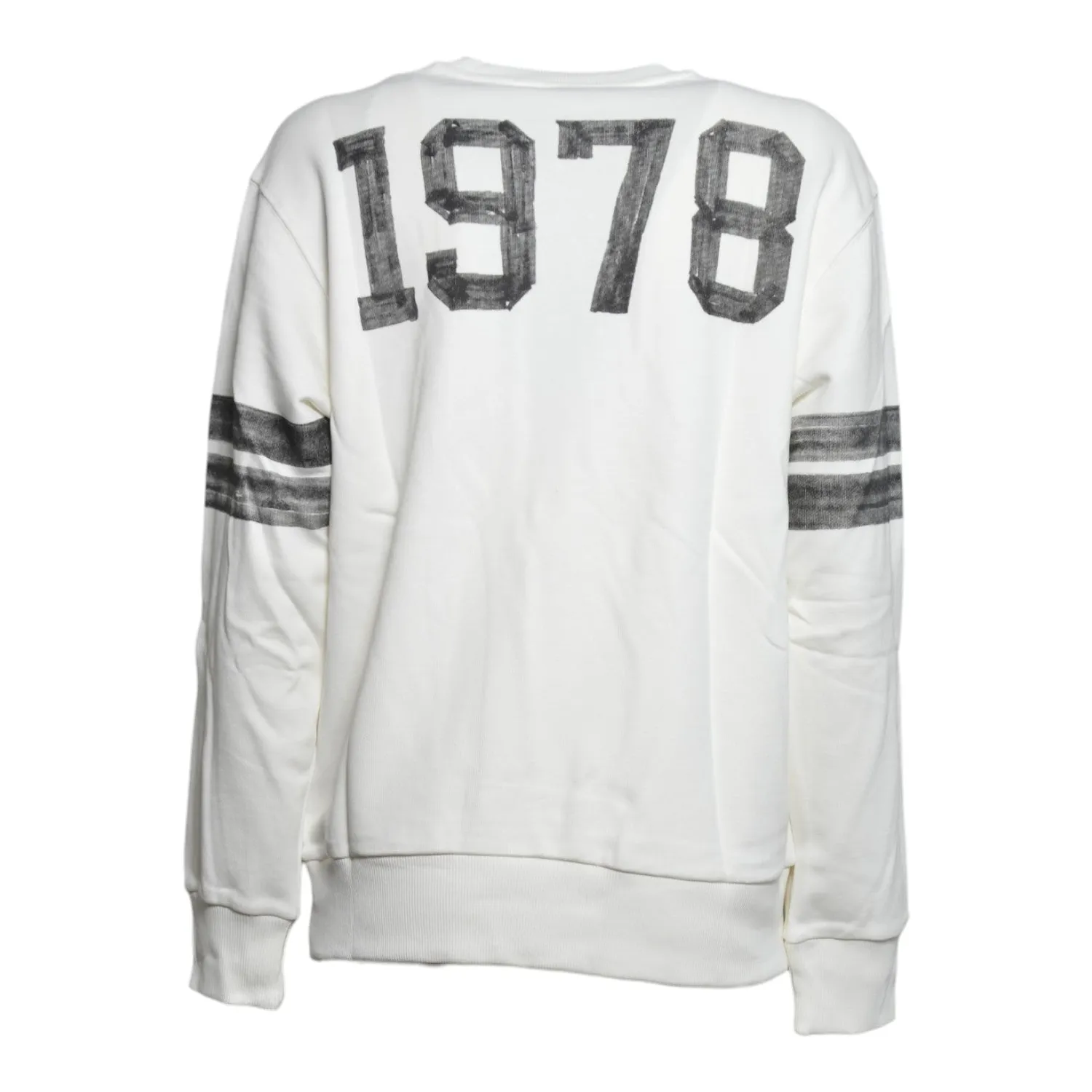 Diesel Junior Sband J029880GEAD felpa bianca ragazzo