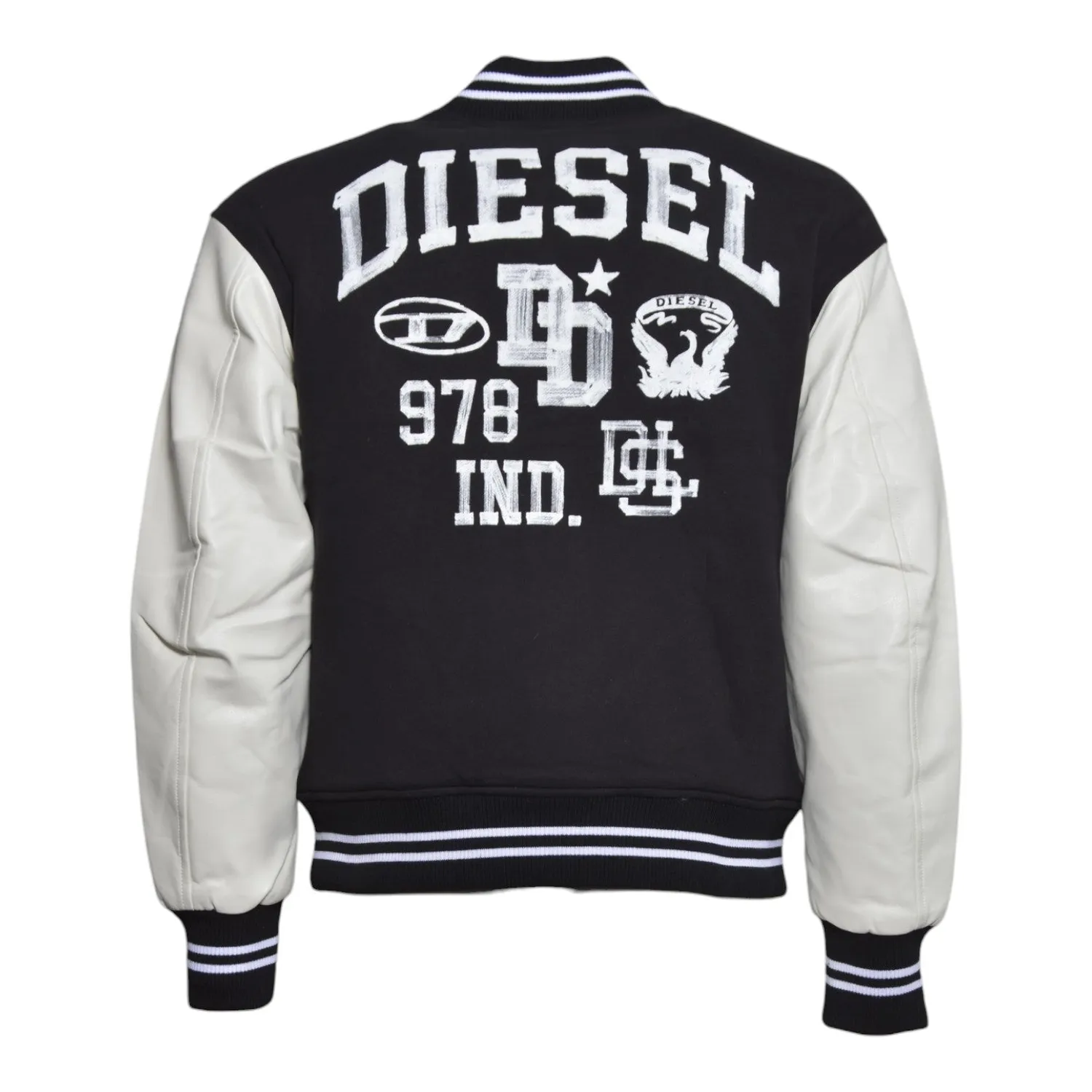 Diesel Junior J02997 giubbino nero cotone ragazzo