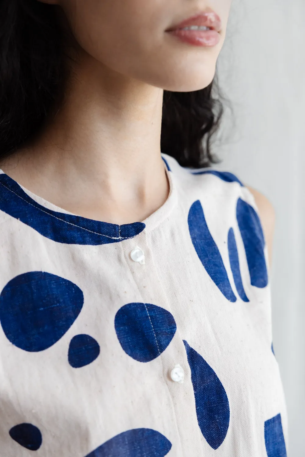 Jyoti Fair Works Diyan Print top cotone atlantico