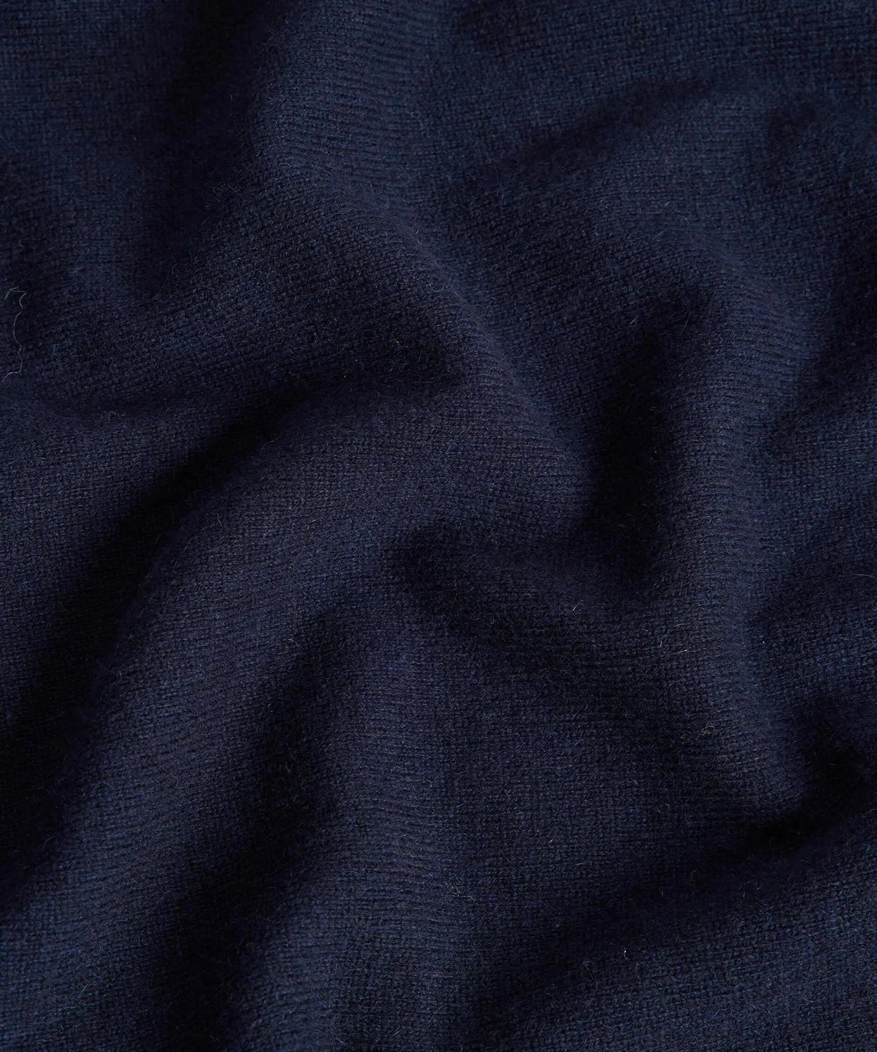 Rodier maglione girocollo in cashmere 2 fili blu notte